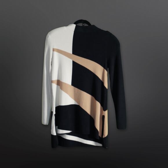 Alfani Black, Gold, and Beige Sweater - Size Medium - Picture 5 of 6